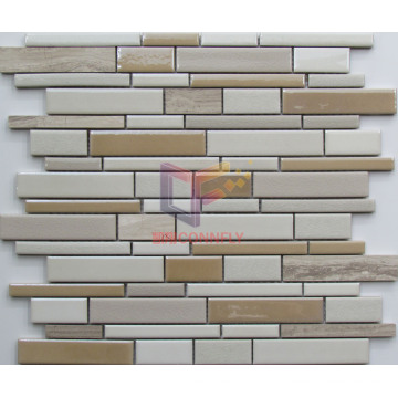 Strip Shape Ceramic with Marble Mosaic (CFS657)